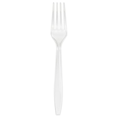 Touch Of Color Clear Plastic Forks, 7", 600PK 010461B